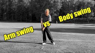 Arm swing vs Body swing. Can we separate them?