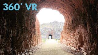360° VR Tour of HISTORIC RAILROAD TUNNELS | LAKE MEAD | NEVADA | HOOVER DAM