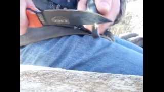 hi speed video cam showing Esee Firesteel