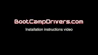 BootCampDrivers Installation Video