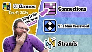 NYT Connections, Mini Crossword, and Strands | Dec 15, 2024