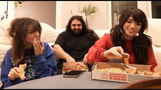 12/20/22 Bonnierabbit - Emi & I Challenge Esfand To A Pizza Eating Contest