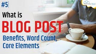 What is Blog Post? Benefits of Blogpost, Word Count, Core Elements Explained