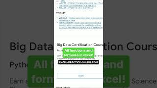 Free Website to Learn and Practice EXCEL! #microsoftexcel #excel #free #practice #dataanalytics