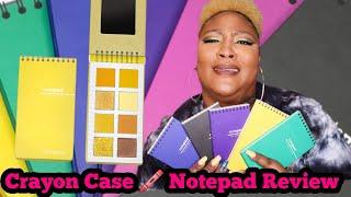 New Crayon Case  Eyeshadow Notepads Edition Review 4 Palettes 4 Looks | Mayhem Beauty