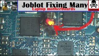 Series Of Laptop Motherboards Repair--- Lets Do A Joblot!!