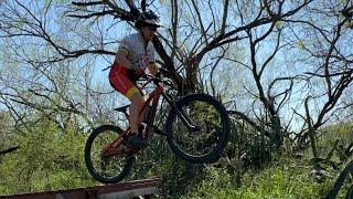 A jump session at the Doolittle trails in Edinburg Texas.