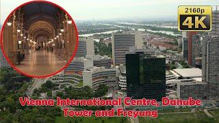 Vienna International Centre, Danube Tower and Freyung - Austria 4K Travel Channel