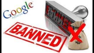 AdSense Ban, Banned from monetization on YouTube 2017