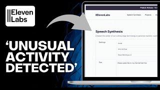 ElevenLabs | Unusual Activity Detected  - How to Fix Error on Android