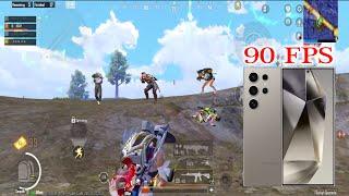 Samsung Galaxy S24 Ultra 5G Pubg Bgmi Test 90 FPS Gameplay #devrajesh #pubg #samsungs24ultra