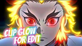 CLIP GLOW FOR EDIT DEMON SLAYER TWIXTOR GLOW EYES FREE TO USE 4K