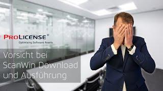 Vorsicht bei ScanWin Download und Ausführung - Autodesk Audit - Autodesk Lizenzaudit verweigern