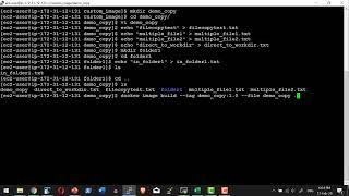 Docker Container Image Build CMD WORKDIR COPY - Video 24
