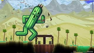 Jumbo Cactuar terraria Boss fight (Joost Mod)