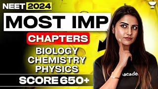 Score 650+ in NEET 2024 | Most Important Chapters | Seep Pahuja