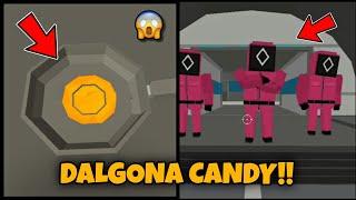  HOW TO MAKE SQUID GAME DALGONA CANDY IN CHICKEN GUN!!