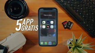 5 app GRATIS INDISPENSABILI per modificare foto e video su SMARTPHONE! -2021