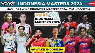 Hasil Drawing Indonesia Masters 2024 ~ 46 Wakil Indonesia Berlaga di Indonesia Master 2024