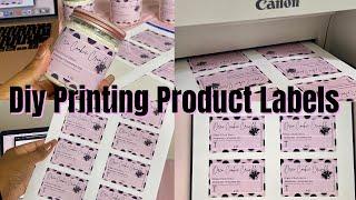HOW TO PRINT PRODUCT LABELS AT HOME FOR YOUR BUSINESS | ENTREPRENEUR LIFE