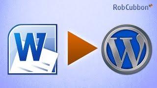 Paste Word Document into WordPress Post Without Losing Formatting