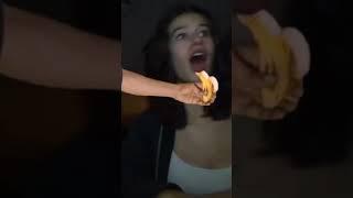 when girl said I wanna eat your banana  on omegle | banana prank 