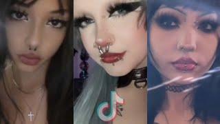 Goth / Alternative makeup tutorial | Tiktok Compilation 