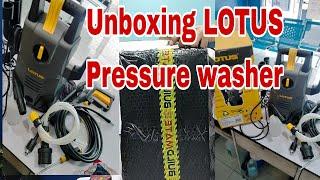 Unboxing LOTUS Pressure washer