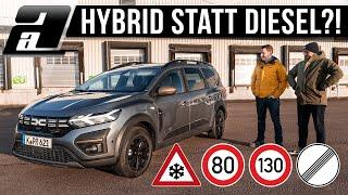 Dacia Jogger Hybrid 140 vs. WLTP |  SO viel verbraucht er wirklich! | 80 vs 130 vs VOLLGAS im WINTER