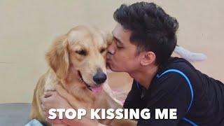 KISSING MY DOGS TOO MUCH