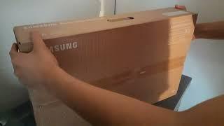 Monitor Samsung LS22A336NHL Unboxing completo - Prueba y Armado || Electrónicos Por El Mundo.