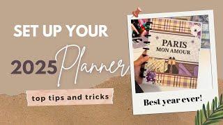 Set Up Your 2025 Planner for Success! - Best Planner Tips and Tricks