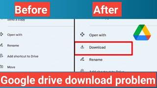Google drive download problem|| Drive download problem