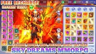 Sky Dreams MMO Super CooL Benefits - Free Recharge , Fashion , Mount , Wing , Weapon , Spirit