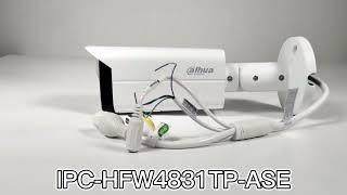 Dahua IPC-HFW4831T-ASE 8MP 4K POE IPTV Camera IP67 IK10 IR80 WDR Bullet Network Camera Original