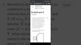 Digital Systems : from Logic Gates to Preprocessors || Quiz 2 Answers || Coursera