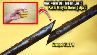 PASTI BANYAK YANG TIDAK TAU CARA MENEMPELKAN BESI TANPA MESIN LAS SEPERTI INI !!