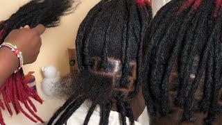 Try this easy installation unfixing #protectivestyles Artificial#dreadlocks @JANEILHAIRCOLLECTION