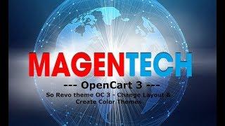 How to Change the Layout and Create Color for So Revo OpenCart 3 Theme