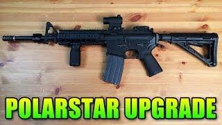 Airsoft - PolarStar PR-15 Internal Upgrade: R-Hop & Orga Barrel (SC Village Gameplay/Commentary)