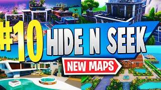 TOP 10 Best HIDE AND SEEK Maps In Fortnite Creative (NEW CODES)