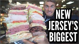 MASSIVE DELI SANDWICH CHALLENGE (NYC JEWISH DELI) | New Jerseys Biggest Sandwich | Man Vs Food