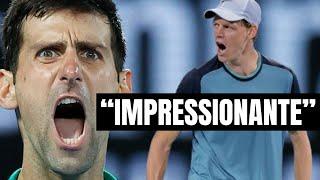 “È impressionante”: Djokovic su Sinner, il fardello è pesante