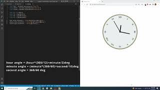 How To Develop Analog Clock Using HTML CSS & Javascript | Developing Analog Clock From Scratch