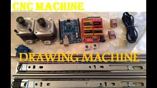 comment fait une machine cnc , how to make a cnc machine , drawing machine , writer machine