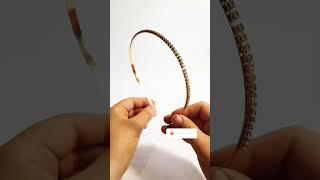 how to make hairband with old base , Renew Hairband , best use of waste #trending #baldhead