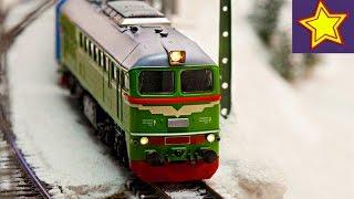 Огромная железная дорога, поезда и машинки. Идем в Гранд Макет Kids railway & cars models