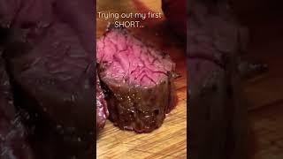 My first short… Hanger Steak… cooked rare