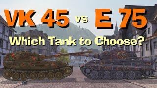 WOT Blitz Face Off || VK 45.02 B vs 75