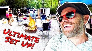 Family Camping | the ULTIMATE Set Up + Experience